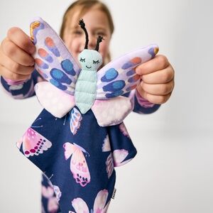 NIB Little Sleepies Mira the Butterfly Sleepyhead Lovey- Bamboo, Comfort, Cozy